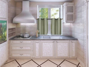 2 Piece Set Blackout Kitchen Curtain Window Lined Tier Pair Darkening Panels D24 - Picture 1 of 74