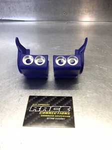Kxf450 Fork Feet Protectors , Kx450f Fork Feet Covers Fir 2019 & 2020 In Blue. - Picture 1 of 8