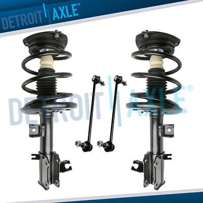 Front Strut w/ Coil Spring and Sway Bar End Links for 2007 - 2013 Nissan Altima - Image 1 of 4
