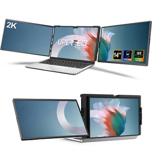 14" Dreifach Laptop Monitor Extender 2K IPS 60Hz Bildschirm 2240x1400 2K Screen - Bild 1 von 9