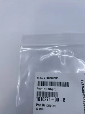 Tesla Model S "60" Rear Badge Emblem 1016271-00-B OEM 2012-2016 - Image 1 of 3