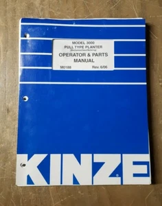 Kinze Modell 3000 Zugart Pflanzgefäß Bedienungsanleitung M0188 6/06 1J-3090-M2 - Bild 1 von 5