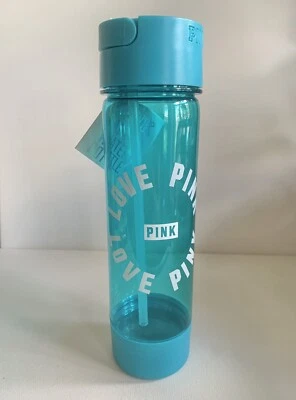 NUEVO Victoria's Secret ROSA Azul Botella de Agua Foto 1 de 4