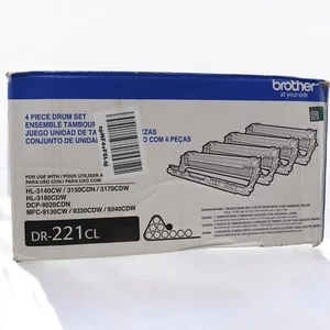 Brother Drum Unit DR221CL Seamless Integration 4 Pieces Drum Set (Untested) - Photo 1/9