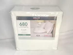 Kirkland Signature 680 Thread Count 6-Piece King White New Other READ* - Picture 1 of 3