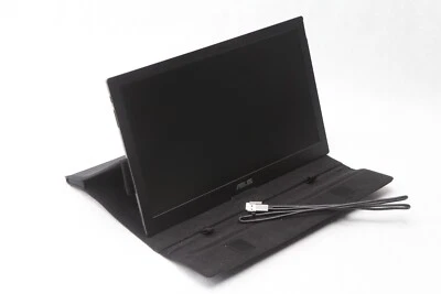 ASUS MB169B+ 15.6" HD 1920x1080 Portable Monitor Cable And Case Included S32 - Image 1 of 4