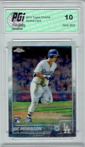 Joc Pederson 2015 Topps Chrome Rookie Card #129 PGI 10 Dodgers - Picture 1 of 1