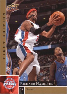 2009-10 Upper Deck First Edition Gold Basketball Card #41 Richard Hamilton
