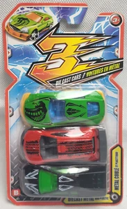 Turbo Wheels Die Cast Rennwagen 3 Stück - Bild 1 von 6