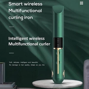 Piastra Per Capelli Lisci e Mossi Ricaricabile Portatile Ceramica Cordless Usb - Picture 1 of 3