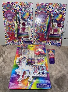 Lisa Frank Lot Body Wash, 2-Fantasy Hair & Ultimate Nails 163 Total Pieces New - Picture 1 of 9