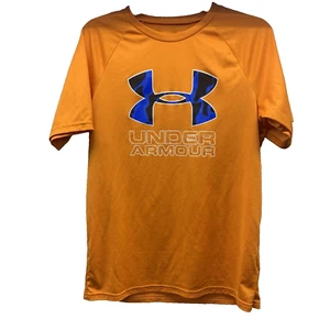 Camisa Under Armour HeatGear Activewear Jóvenes/Niños Grande Naranja Manga Corta - Imagen 1 de 14