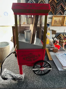 Nostalgia Electrics Tabletop Old Fashioned Hot Air Popcorn Maker Cart Healthy! - Picture 1 of 6