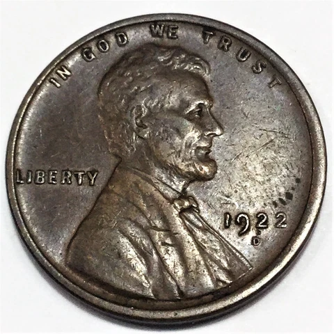 1922-D Lincoln Wheat Cent Penny Beautiful High Grade Coin Rare Date Cover