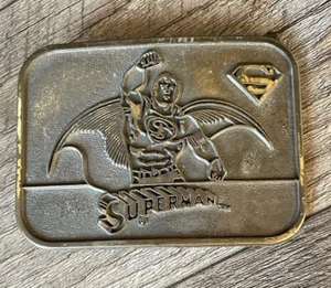 Rare Lee Bronze Superman Belt Buckle- National Periodical DC Comics 1975 - Picture 1 of 7