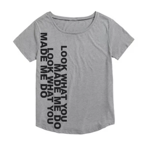 Official Taylor Swift Reputation LARGE Look What You Made Me Do Women's T-Shirt - Picture 1 of 8