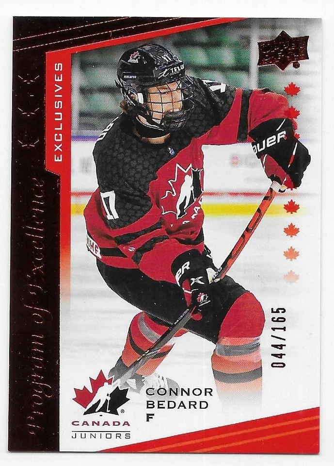 21/22 UD TEAM CANADA JUNIORS EXCLUSIVES /250 /165 (#1-140) U-Pick From List - Image 1 of 1