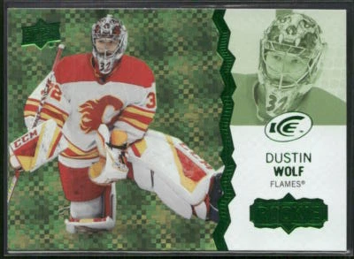 2023-24 UPPER DECK ICE HOCKEY GREEN SP PARALLELS-STARS & RCs-PICK FROM LIST! - Image 1 of 3