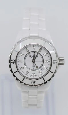 Reloj Chanel J12 Diamante Blanco Cerámica H1628 Foto 1 de 4