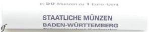 Deutschland BRD Rolle 1 Cent 2017 G Karlsruhe mit 50 Münzen prägefrisch - Bild 1 von 1