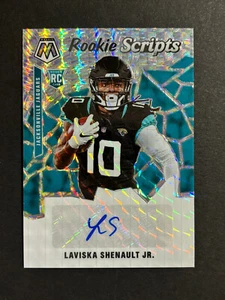 Laviska Shenault Jr Figurina Calcio Mosaico Panini 2020 Firmata #RS17 Auto - Foto 1 di 2