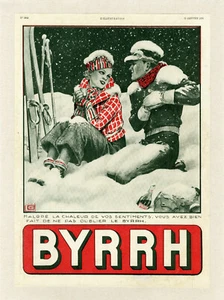 "BYRRH" Original geflochtene Anzeige (L'ILLUSTRATION 11/1/1936) Georges LEONNEC - Bild 1 von 1
