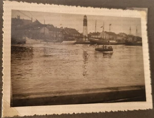 2 WK Königsberg 1934/36 Leuchtturm Schiffe Hafen A062-106 - Bild 1 von 1