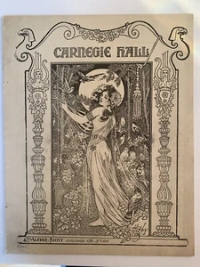 Carnegie Hall Program, April 3, 1907, ST. PETER, Mariesa Lange-Verena, Soprano - Picture 1 of 4
