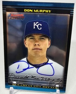 2002 Bowman Draft Picks & Prospects Chrome Don Donnie  Murphy Rookie #BDP75 Auto