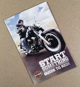HARLEY-DAVIDSON MOTORCYCLES 2010 START SOMETHING GUIDE TO RIDE Consumer Brochure - Picture 1 of 12