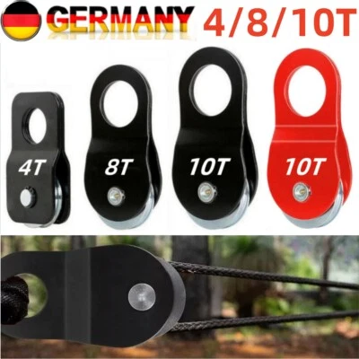 Seilwinde Umlenkrolle Seilzug Stahl 4-8-10T Forstseilwinde Seilrolle Heberolle - Bild 1 von 4