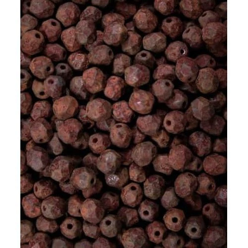 Cuentas de vidrio facetado esmaltado checo Picasso piedra roja de 6 mm (25) Foto 1 de 1