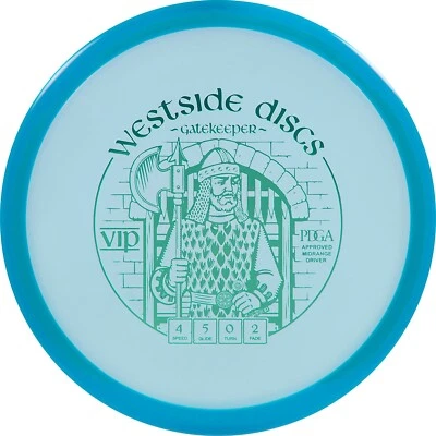 Westside Discs Gatekeeper - VIP Plastic - Stable Disc Golf Approach Disc - Image 1 of 4