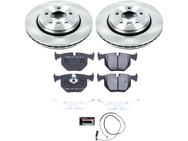 Pastilha de freio traseira e kit de rotor para 01-06 BMW 330Ci 330i 330xi ZB23V2 - Imagem 1 de 1