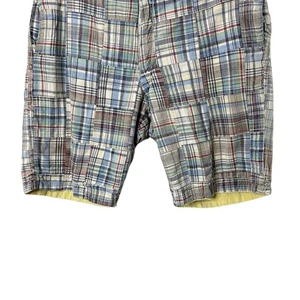 Tailor Vintage Herren Wende Karo Bermuda Shorts Gelb Gr. 36 Sommer - Bild 1 von 9
