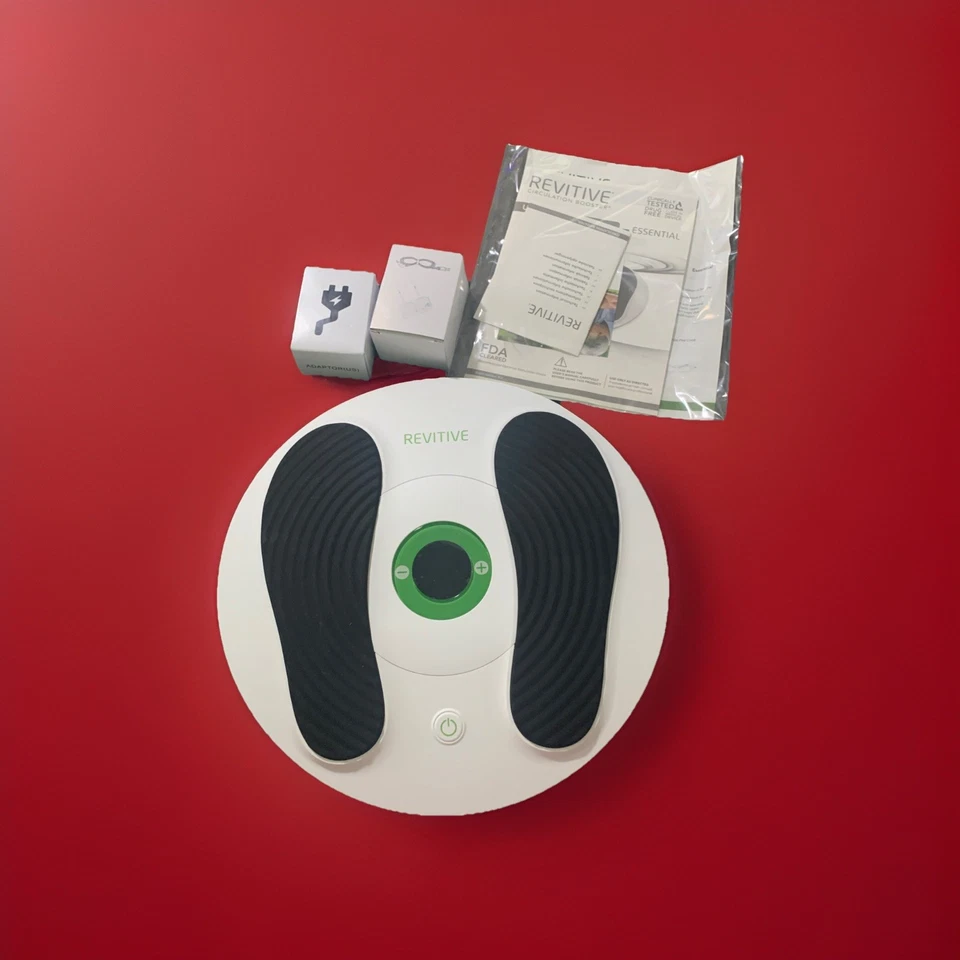 Amplificador de circulación Revitive RMV - Completo con control remoto, almohadillas corporales y cables de alimentación Foto 1 de 4