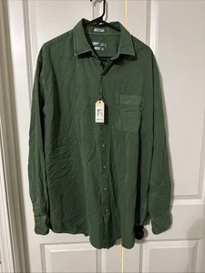 Camicia Peter Millar uomo XL montagna abbottonata casual manica lunga verde - Foto 1 di 7