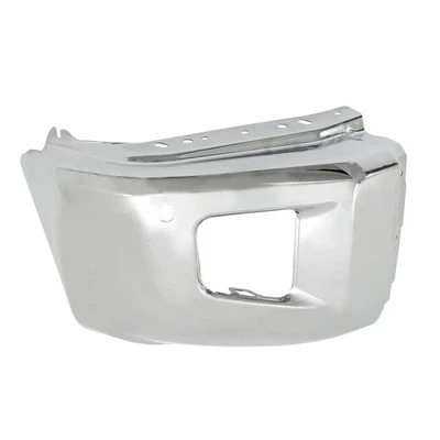 Para-choque dianteiro lateral do passageiro para Toyota Tundra 2014-2021 cromado com furo do sensor - Imagem 1 de 4