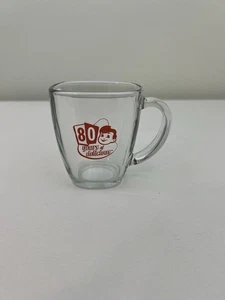Big Boy Frisch Glass Mug 80 Years Of Delicious Anniversary Collectable Elias Bro - Picture 1 of 9