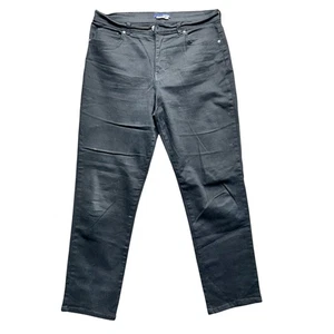 Basic Editions Classic Fit Black Jeans Women’s Size 12 Average Mid-Rise Denim - Picture 1 of 16