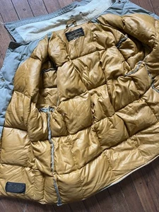 Giacca imbottita vintage anni 70-80 Eddie Bauer piumino d'oca bottoni a pressione grande trapuntata USA - Foto 1 di 10