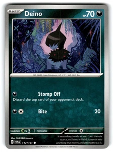 Pokemon Deino #117/191 2024 - Imagen 1 de 2