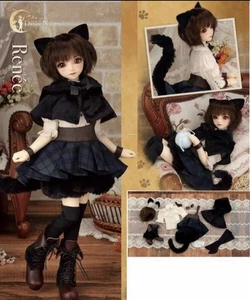Volks SDcute Girl Renée the Black Cat Dream Nights 15th Limited Discontinued BJD - Picture 1 of 9