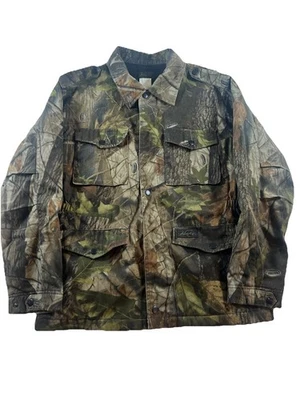 Liberty RealTree Hardwoods Camo Jacket Men Large Tree Camouflage Canvas Hunting - Image 1 of 4