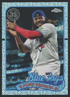 2024 Topps #T89C-24 Vladimir Guerrero Jr. 1989 Topps Baseball Chrome - Image 1 of 2