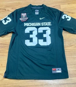 Camiseta deportiva del equipo Nike Rose Bowl 2014 de los Michigan State Spartans Jeremy Langford #33 - Imagen 1 de 11