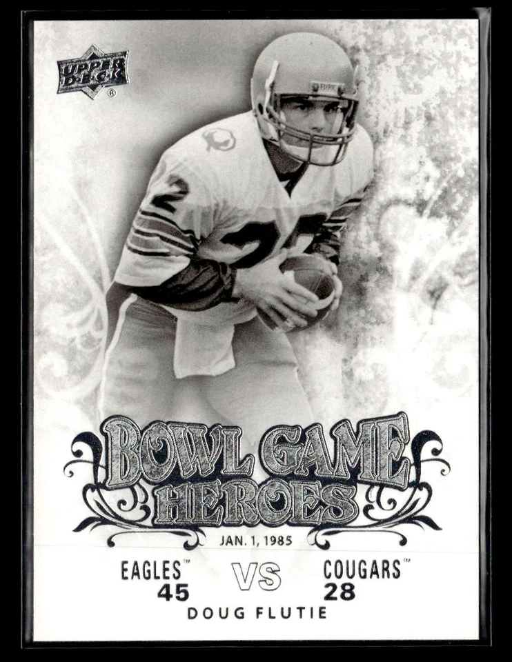 2011 Upper Deck College Legends #BGH-DF Doug Flutie Bowl Game Heroes card - Image 1 of 2