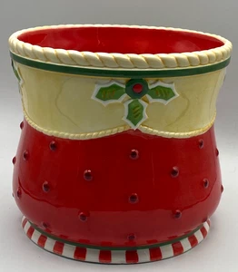 Mary Englebreit Twas Christmas Planter Flowerpot Utensil Holder NIB - Picture 1 of 4