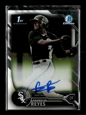 2016 Bowman Chrome #BCAP-FR Franklin Reyes Prospects Autographs - Image 1 of 2