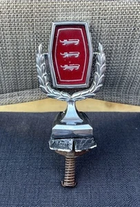 FORD 1979-84 ZJ-ZK XD-XE FAIRMONT GHIA GENUINE CHROME SPRING LOADED BONNET BADGE - Picture 1 of 9